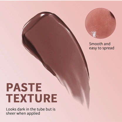 Honey Lipstick Tinted Lip Balm Lip Stain Moisturizing Nourishing Long-Lasting Lipstick for All Skin Tones Natural Woman Makeup