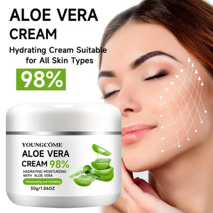 98% Aloe Vera Face Cream Moisturiser Facial Anti Aging Whitening Skin Care Repair Fade Fine Lines Wrinkle Remover Face Cream
