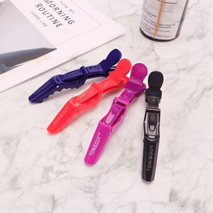6PCS Alligator Hair Clip Professional Hairdressing Clamps Plastic Hair Claw Barber Salon Styling Hairpins Hair Accessories