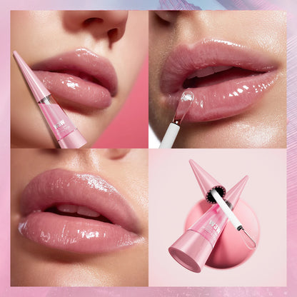 Lip Plumper, Moisturizing, Transparent, Lip Gloss, Stocking Stuffers, Fragrance-free, Korean Cosmetics