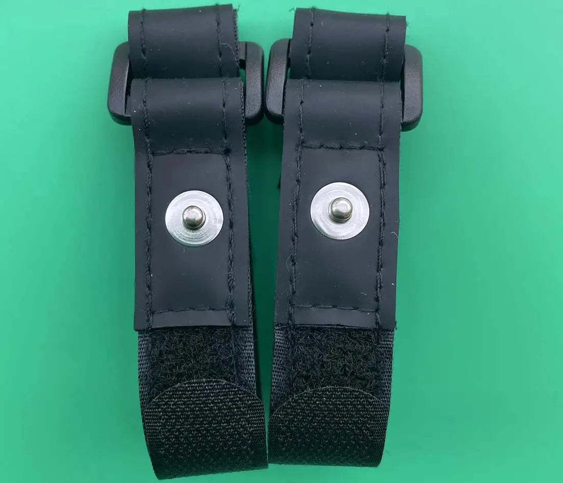 2pcs（1pair） Black Microcurrent bracelet Cuff Wrist Straps Cables For Healy or VariZapper / VariGamma