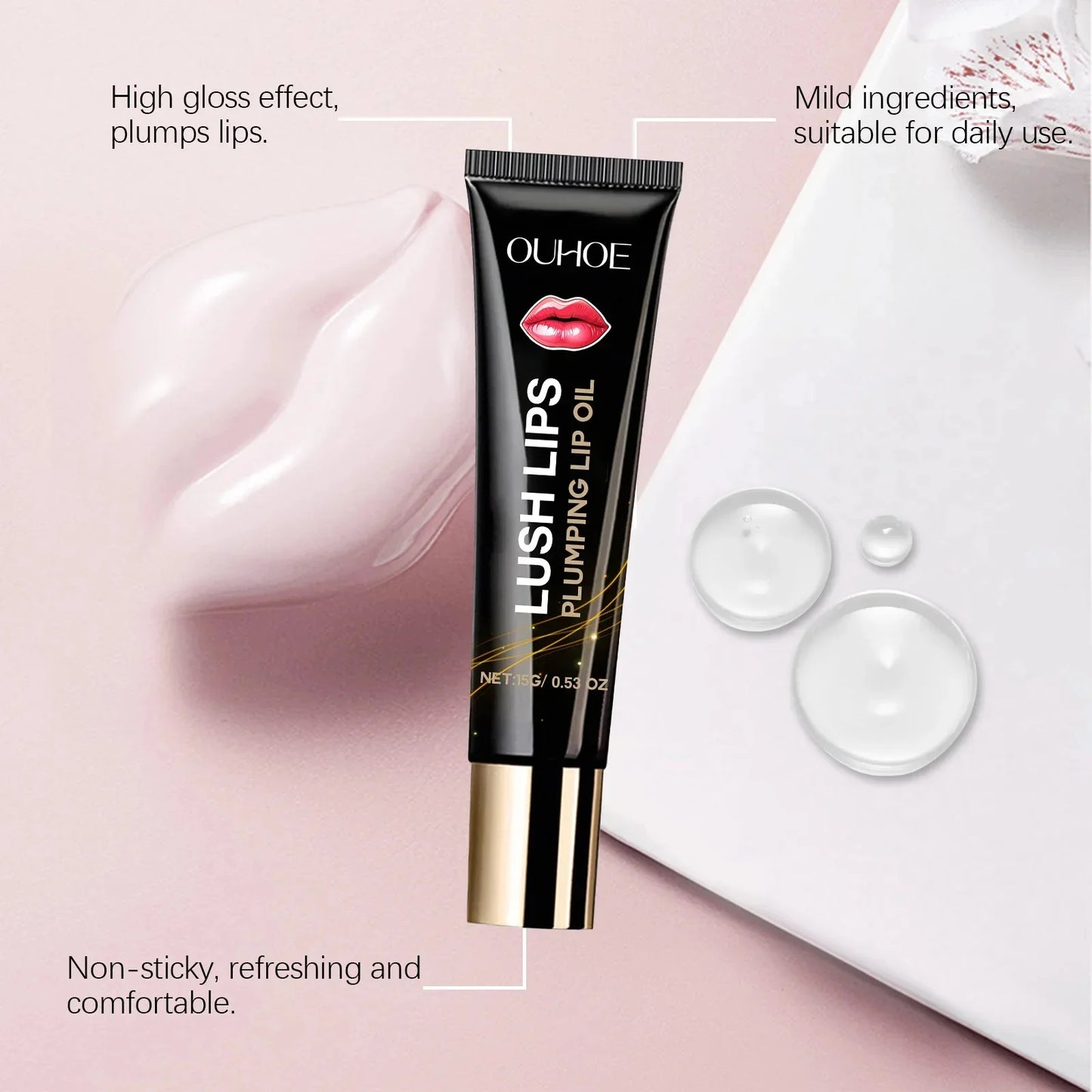 Lasting Volumising Lip Plumper Serum Instant Lips Elasticity Plumping Gloss Oils Reduce Fine Lines Moisturizing Sexy Lip Care