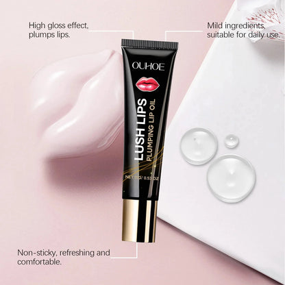 Lasting Volumising Lip Plumper Serum Instant Lips Elasticity Plumping Gloss Oils Reduce Fine Lines Moisturizing Sexy Lip Care