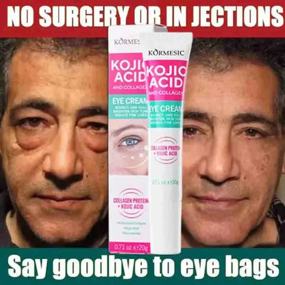 Instant Eye Bag Removal Cream Collagen Anti-Wrinkle Firming Skin Fade Fine Lines Anti Dark Circle Puffiness Brighten Eye Care