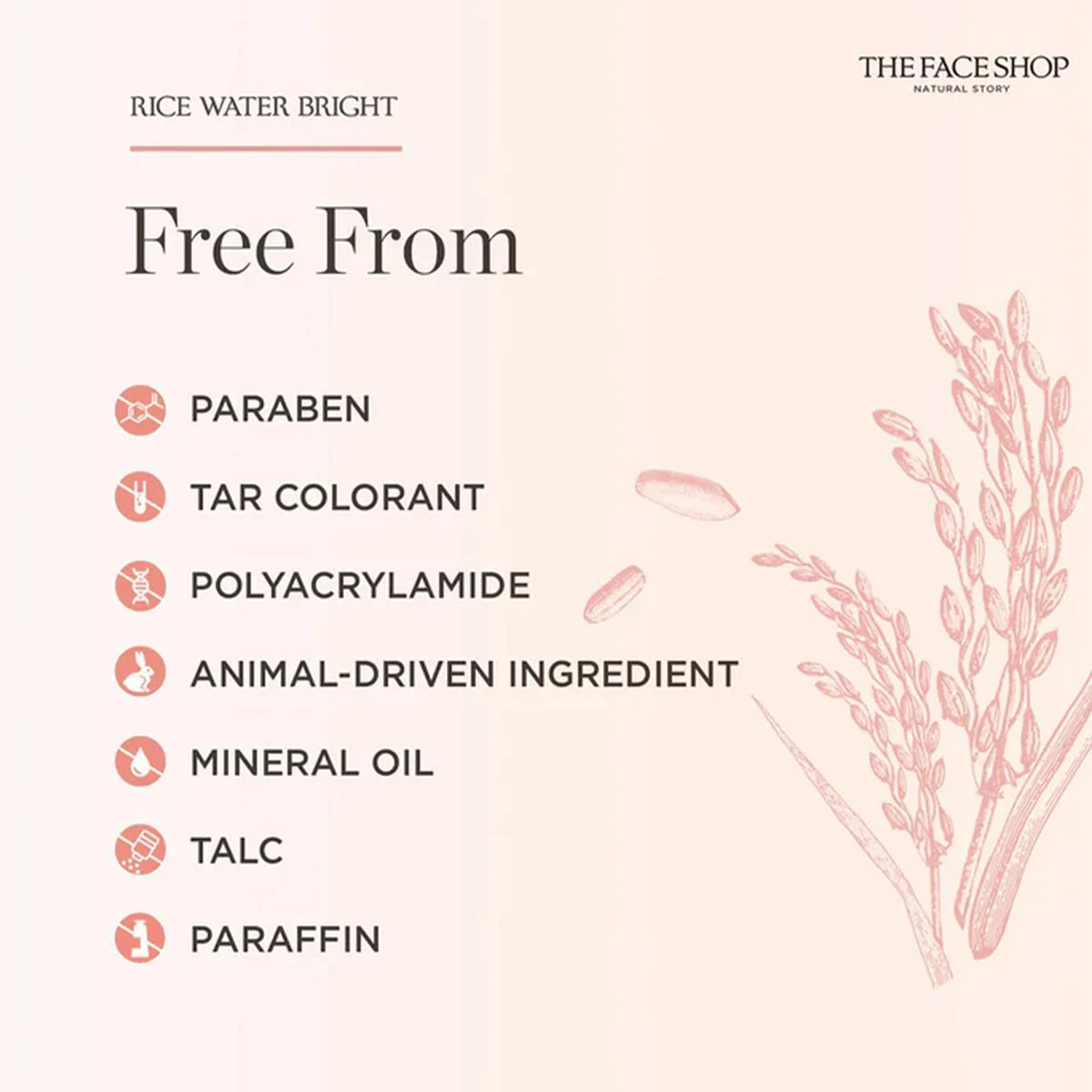 THE FACE SHOP RICE WATER BRIGHT FACE CLEANSER 150g,Smooth & Rich Lather,Gentle & Non-Tightening,Hydrating,K-Beauty,Korean Makeup