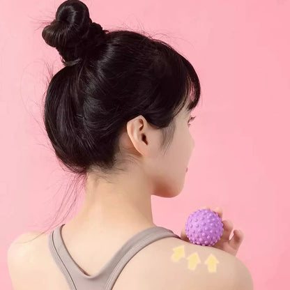 Solid Fascia Ball Raised Point Massage Ball TPR Posture Master Yoga Ball Waist Back Hand Foot Pain Relief Plantar Massage Tools