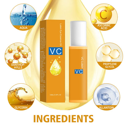 Vitamin C Eye Treatment Oil 10ml - Carotene formula moisturizes, firms & improves texture. Reduces under-eye dryness effectively