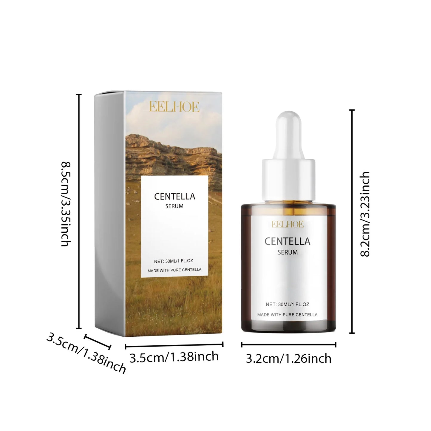 Centella Facial Care Combo Gentle Soothing Makeup Remover Oil Centella Cleanser Centella Serum Set for Sensitive Skin Daily Care