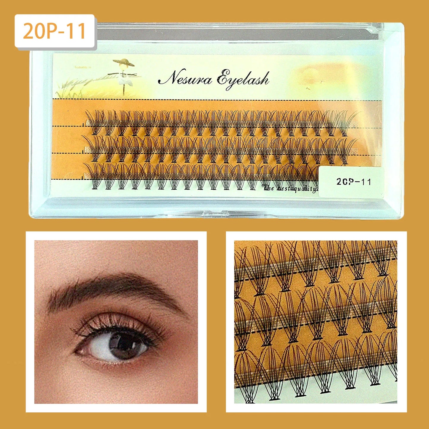 Cluster Eyelashes Kit Five Styles Available Single Eyelashes Clustered Simulation Natural DIY Eyelashes Thickness and Length