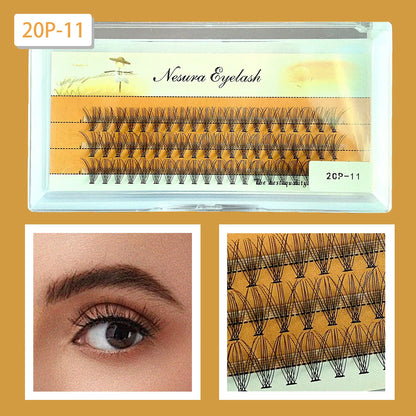 Cluster Eyelashes Kit Five Styles Available Single Eyelashes Clustered Simulation Natural DIY Eyelashes Thickness and Length