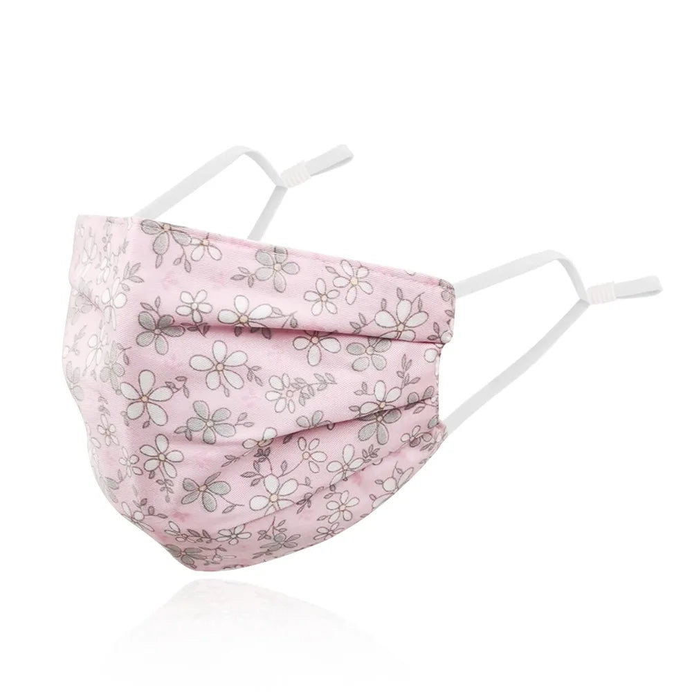 Breathable Cotton Printing Mask Fashion Washable Anti-UV Riding Face Mask Skin-Friendly Anti Dust Sunscreen Mask Outdoor Sports