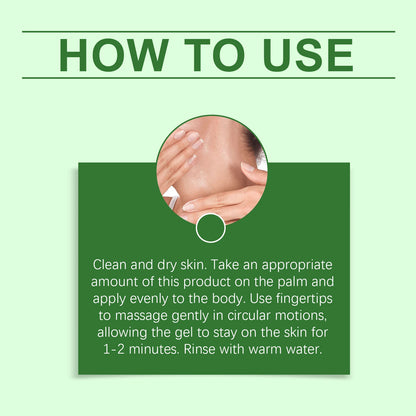 HOYGI Aloe Vera Exfoliating Gel Dead Skin Removal Deep Cleansing Pores Smooth Moisturizing Reduce Dryness Oil Control Skin Scrub