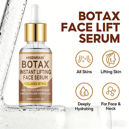 HISENRAIN Botax Facial Firming Serum - Anti-Aging Wrinkle Reduction & Skin Tightening Treatment for all people.