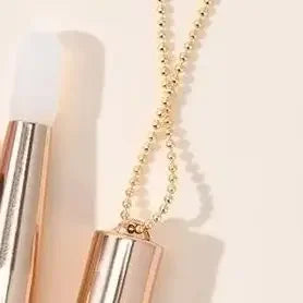 Mini Silicone Lip Brush Concealer Brush With Cover Chain Lip Mask Applicator Lip Gloss Brush Lipstick Brush Makeup Beauty Tool
