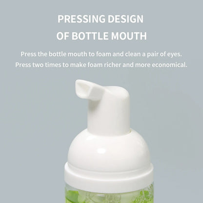 GLAMLASH 60ml  Eyelash Extension Shampoo Foam Eyelid Deep Clean Cleanser For Makeup Tools Mascara Remover Glue Salon Home Use