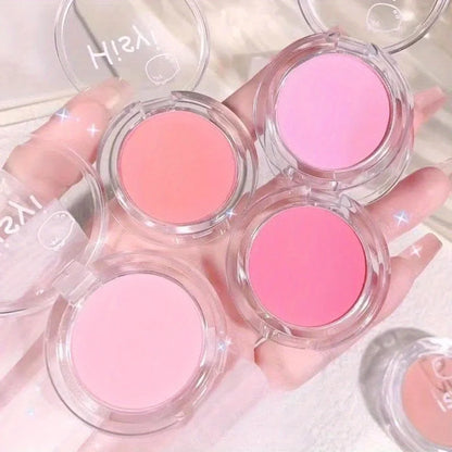 Brighten Face Blush Palette Face Contouring Face Blusher Cheek Tint Cheek Rouge Waterproof Monochrome Matte Female Makeup 1pc