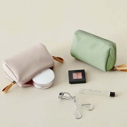 Waterproof Large Capacity Makeup Bag Multiple Colors Dacron Travel Storage Bag Partitioned Cosmetic Pouch Handbag Lipstick Pack