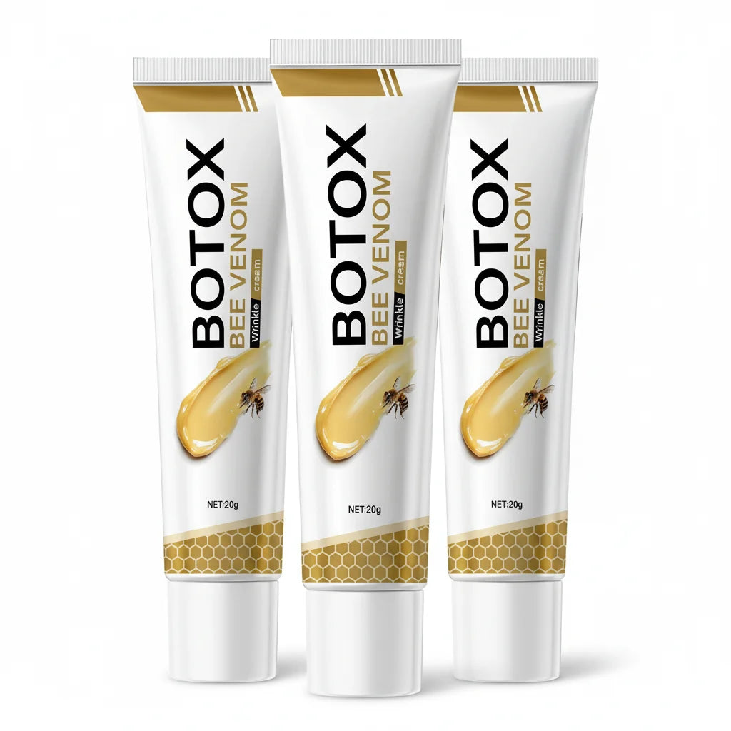 Bee Venom Hyaluronic Acid Acetyl Hexapeptide-8 Boosts Collagen Reduces Wrinkles Moisturizes Improves Elasticity Smoothes Fine Lines