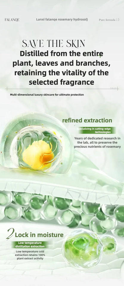 Rosemary Hydrosol essence Moisturizing Serum Fade Fine Lines Facial Moisturizing brightning Anti Aging Firming Skin Care
