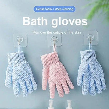 1pc Body Massage Sponge Gloves Shower Exfoliating Bath Gloves Shower Scrubber for Daily Use Bathroom Supplies