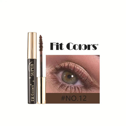 Colored Mascara Waterproof Blue White Black Purple Lengthen Eyelashes 4D Silk Fiber Eyelash Extension Eyes Makeup for Party Use