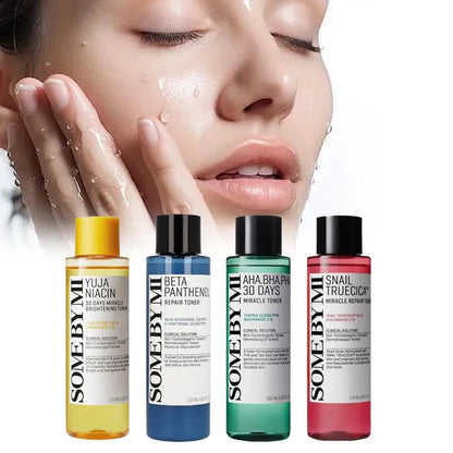 Korean SOME BY MI AHA BHA PHA Tea Tree Triac Acid Essence Face Cream Set for Deep Cleaning of Acne-Sensitive Skin