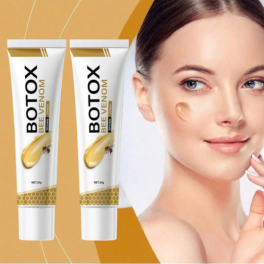 Bee Venom Hyaluronic Acid Acetyl Hexapeptide-8 Boosts Collagen Reduces Wrinkles Moisturizes Improves Elasticity Smoothes Fine Lines