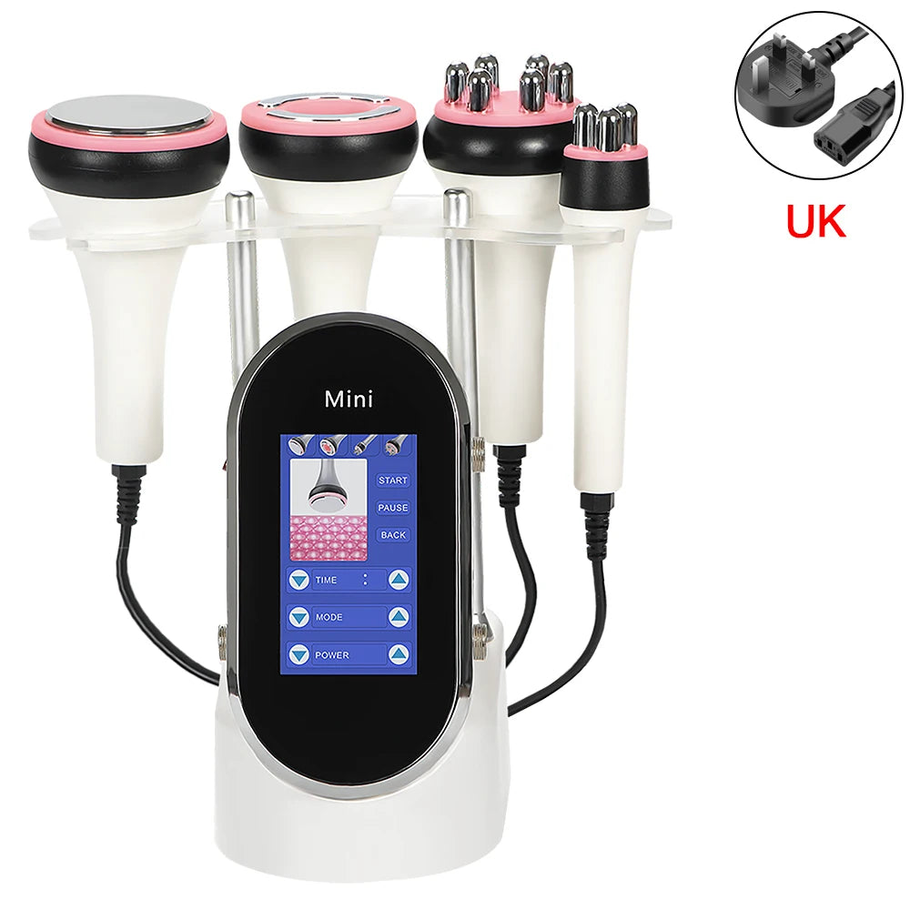 40K 4 IN 1  Body Slimming  Cavitation Ultrasonic Weight Loss Skin Rejuvenation Beauty Machine Multipolar Skin Tighten Anti-wrink
