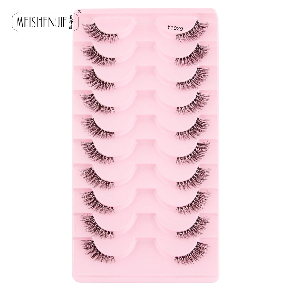 3/10 Pairs Half Lashes Cat Eyelashes Natural Long Handmade 3D Mink Lashes Makeup Tool Reusable Fake Eyelash maquillaje Faux Cils
