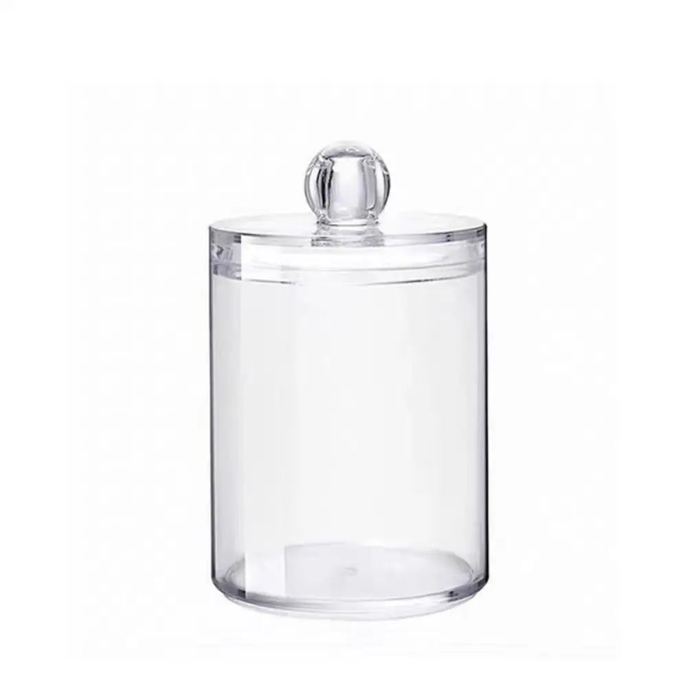 Acrylic Cotton Swab Makeup Organizer Cosmetics Storage Box Portable Make Up Cotton Pad Holder Container Storage Case