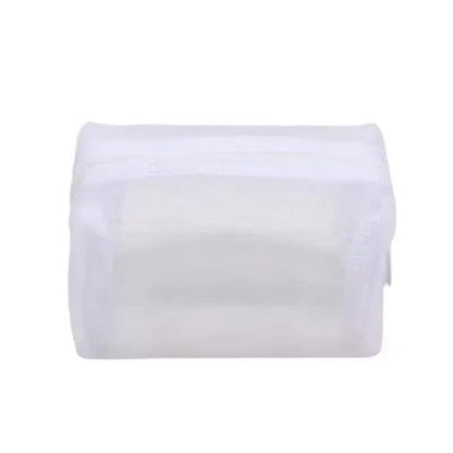 Mini Clear Nylon Mesh Cosmetic Bags Cute Women Small Lipstick Makeup Bags Pouch Data Line Key Earphone Organizer Case