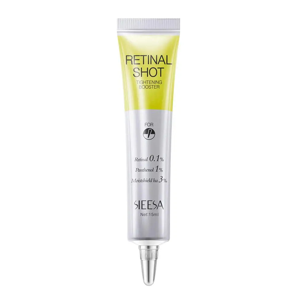 Retinal Shot 0.1% Face Booster Eye Cream Nano Retinal Tightening Serum for Wrinkles & Pores, Anti-Aging Skin Care 15ml
