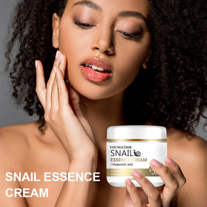 YOUNGCOME Snail essence cream with hyaluronic acid,Retinol Moisturizing Lightening Repairing Smooth Skincare Whitening Creams