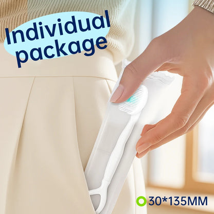 Portable Travel Toothbrush Mini Exploded Bead Toothbrush Disposable Adult Cleaning Toothbrush Individually Packaged