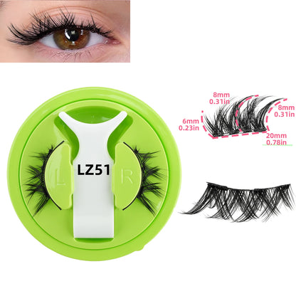 Hot Sale Magnetic Eyelashes 3D Natural False Eyelashes Handmade Faux Mink Lashes No Glue Needed Eyelashes with Magnetic Tweezers