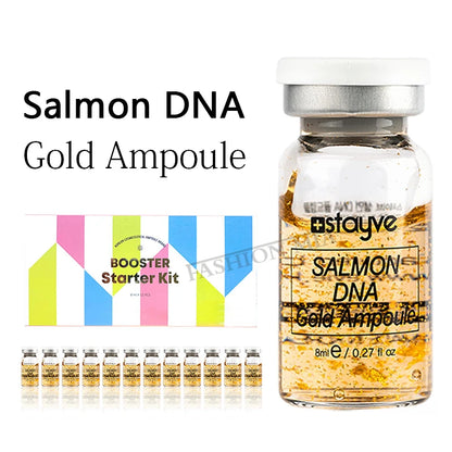Korea Stayve 8ml Face BB Cream Glow Salmon DNA Mix Serum Kit Whitening Moisturizing Essence Beauty Skin Care