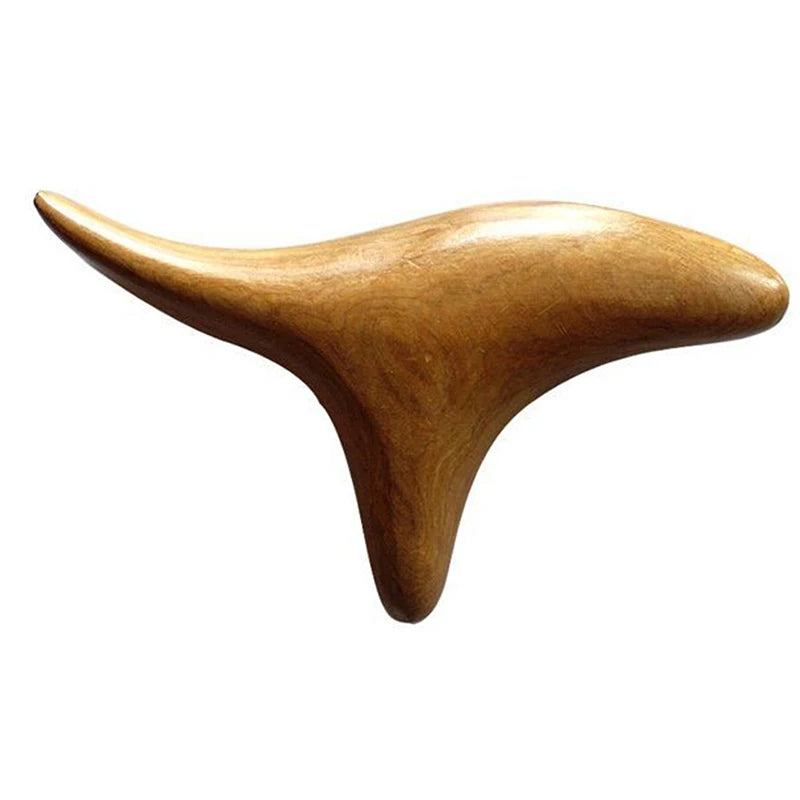 Camphor Wood Trigonometric Massage Cone Wooden Lymphatic Massage Stick Foot Massager Gua Sha Board Acupuncture Pen Stick