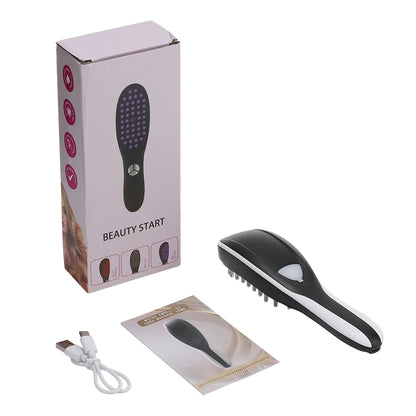 Electric Head Massager Nano Atomization Hair Growth Comb Scalp Relax Massager Red Light Oil Applicator Anti-Hair Loss Hair Care