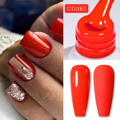 BORN PRETTY 10ml Nude Pink Gel Nail Polish Varnis Semi Permanent Nail Gel Varnish Soak Off UV Gel for Valentine's Day Gift Nails