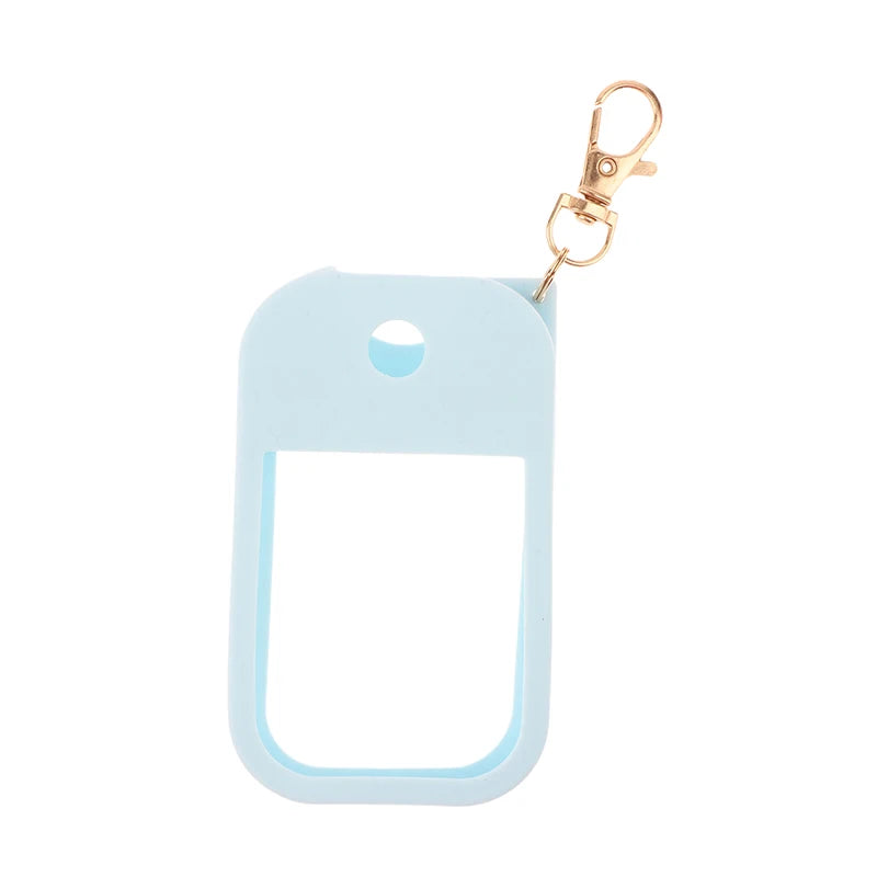 New Universal Silicone Sleeve Reusable Hand Sanitizer For 30ml Card Spray Bottle With Silicone Sleeve Separate Bottle
