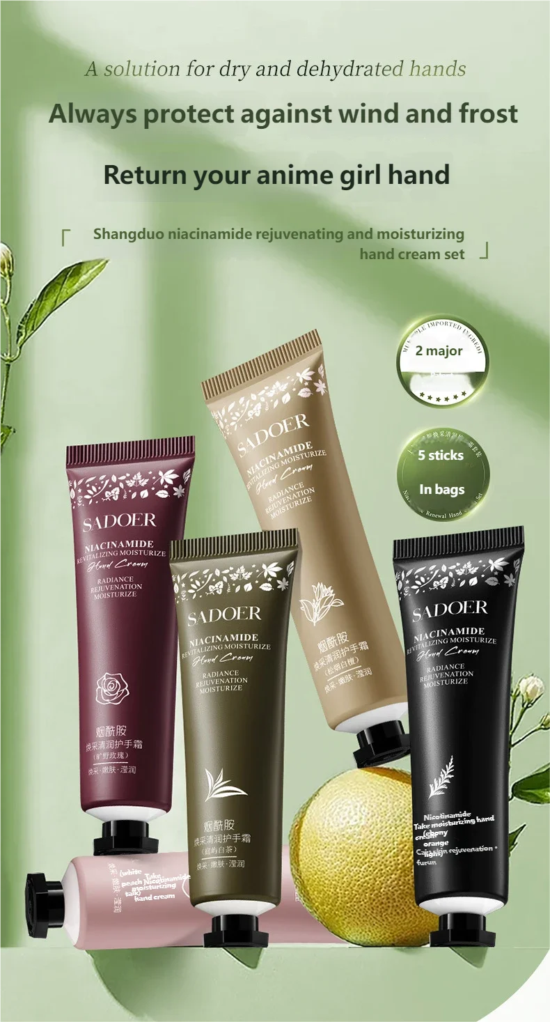 10pcs Floral & Fruity Hand Cream Set - Moisturizing Nourishing Anti-Chap Repairing Hand Care Skincare Beauty Pack