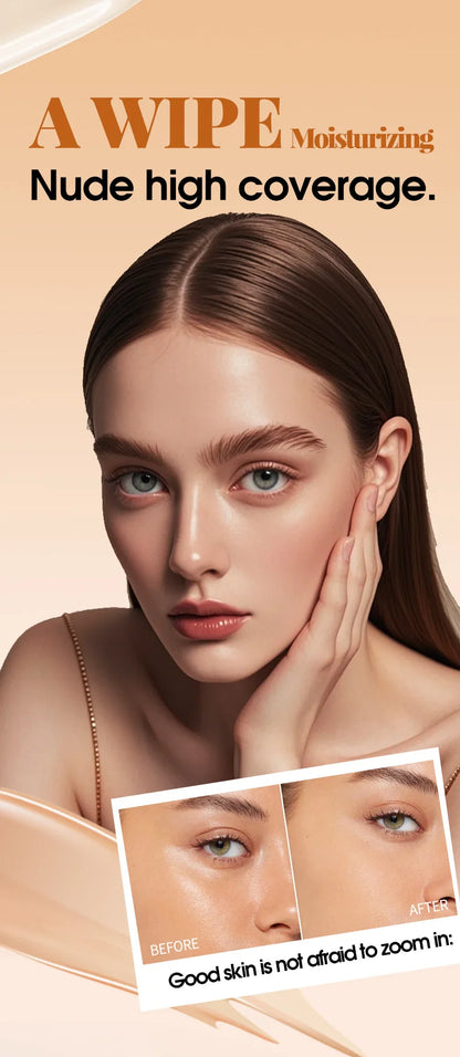 Eraser Concealer Double-Head Foundation Stick, Nine-color Waterproof Non-Gluggy Solid Foundation Cream
