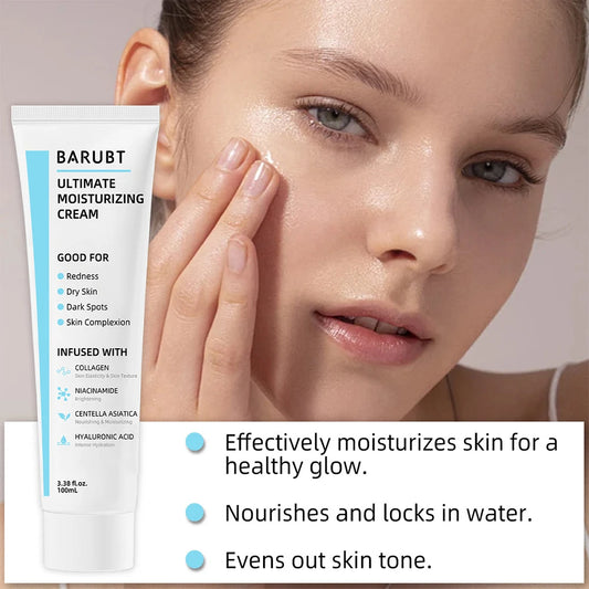 100ml Ultimates Moisturizing Cream With Centella Asiatica Niacinamide Hyaluronic Acid Collagen Anti-Aging Facial Repair Cream
