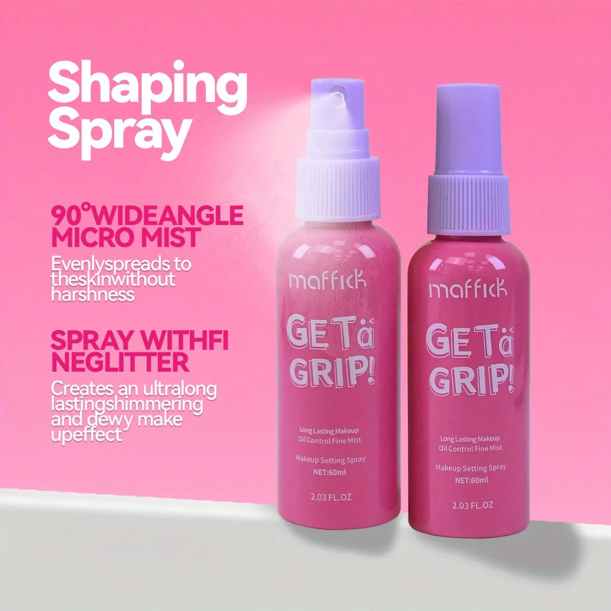 Watermelon flavor make-up spray-oil sustained, waterproof and quick-dry, to create a perfect make-up make-up spray