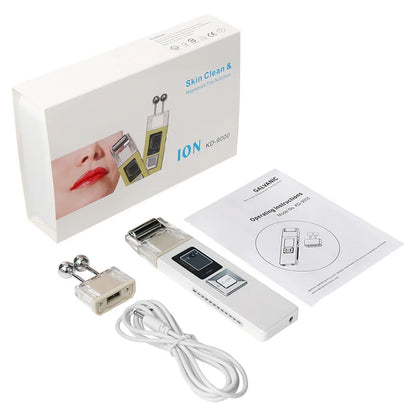 Wireless Galvanic Microcurrent Skin Firming Machine Facial Lifting Device Face Massage Roller Skin Tightening Skin Care Tools