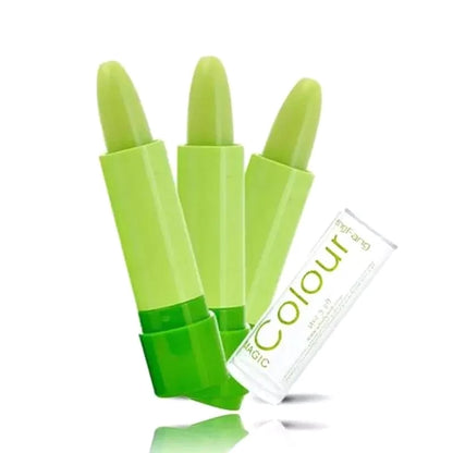 1Pc Moisturizing Aloe Color Changing Lipstick Long Term Moisturizing and Hydrating Lipstick Lip Color Lip Care