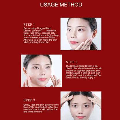 Dragon Blood Facial Cream 15g Anti Wrinkle & Moisturizing Formula Refines Pores & Improves Fine Lines Keeps Skin Smooth Soft