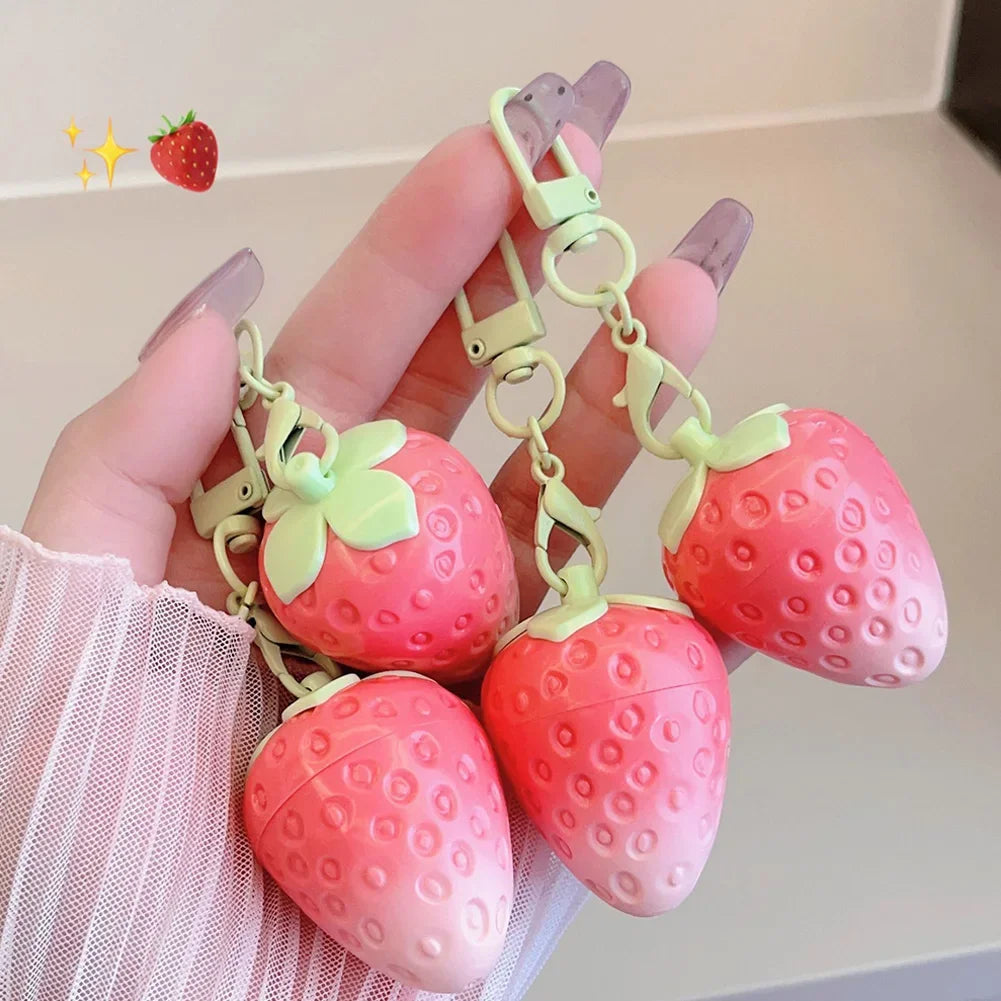 Moisturizing Strawberries Warm Color Changing Lipstick Long Lasting Moisturizing Nourishing Lip Balm Cute Cat Lipgloss Cosmetics
