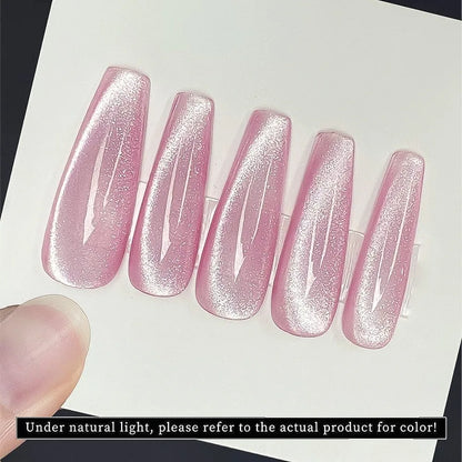 10ml Crystal Cat Eye's Magnetic Gel Nail Polish Reflective Glitter Cat Eye Gel Polish Nail Semi-permanent UV Gel Polish Manicure