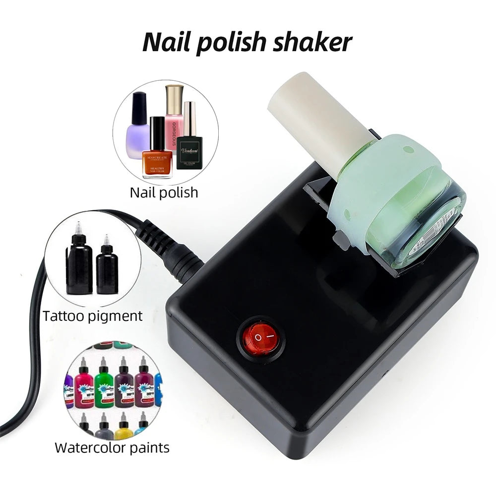 Electric Nail Polish Shaker Gel Nail Polish Tattoo Ink Paint Shaking Mixer Device Liquid Bottle Anti Caking Shaking Machine